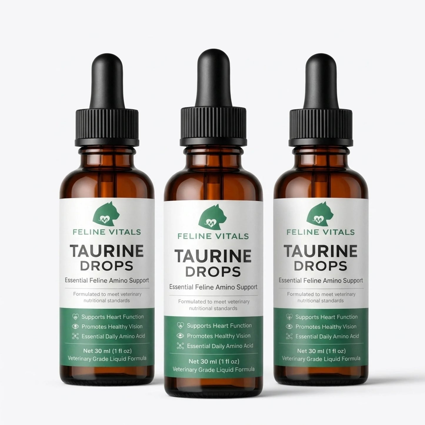 Feline Vitals Taurine Drops Three Pack