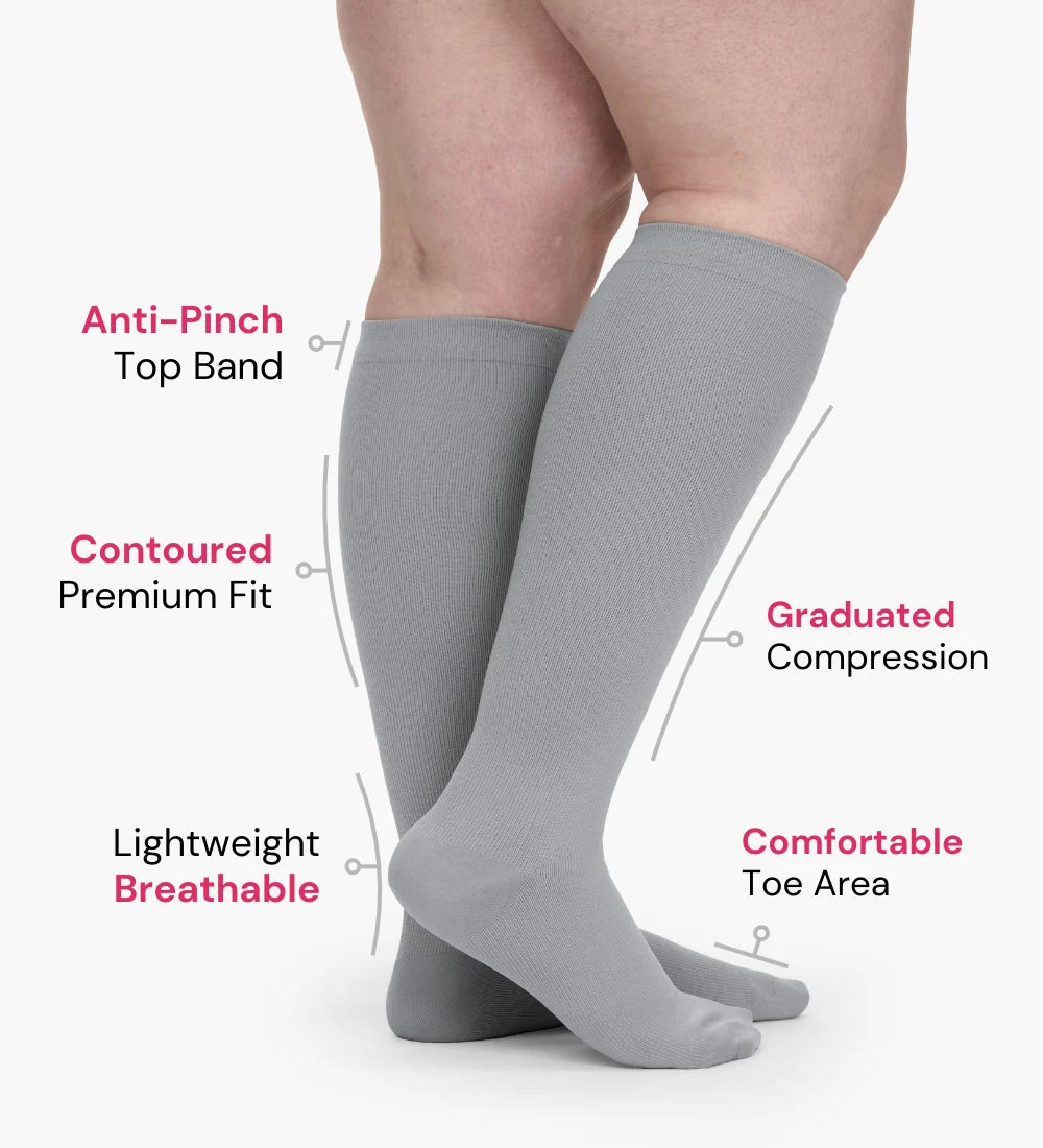 EaseStride™-Wide Leg Compression Socks (BUY 1 GET 1 FREE)