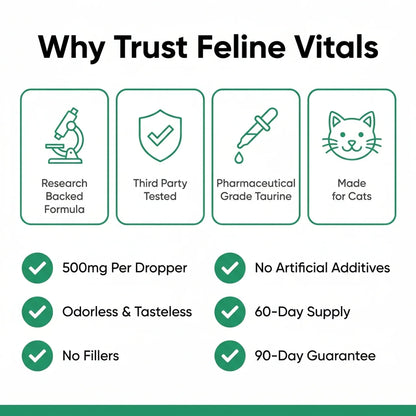 Feline Vitals Taurine+ Complete 60ml