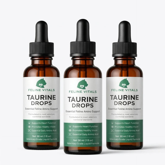 Feline Vitals Taurine Drops Three Pack