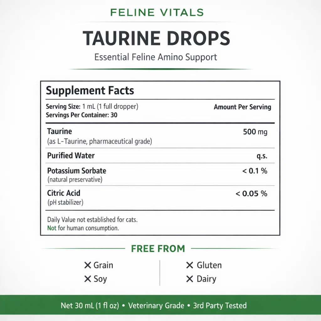 The One Nutrient Your Cat Can't Make — And Can't Go Without